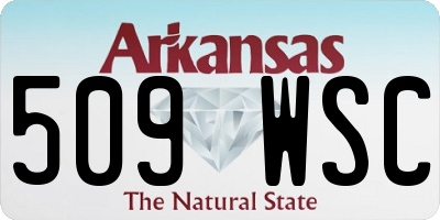 AR license plate 509WSC