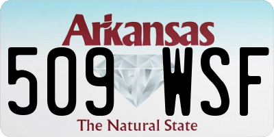 AR license plate 509WSF