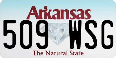 AR license plate 509WSG