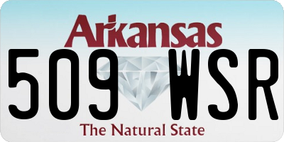 AR license plate 509WSR