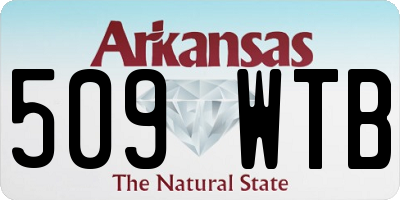 AR license plate 509WTB
