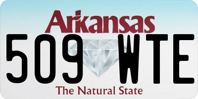 AR license plate 509WTE