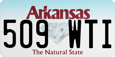 AR license plate 509WTI