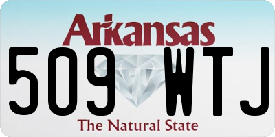 AR license plate 509WTJ