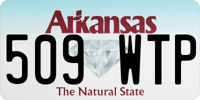 AR license plate 509WTP