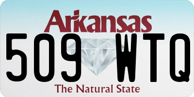 AR license plate 509WTQ