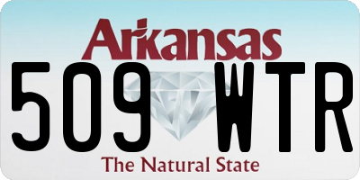 AR license plate 509WTR