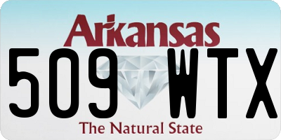 AR license plate 509WTX