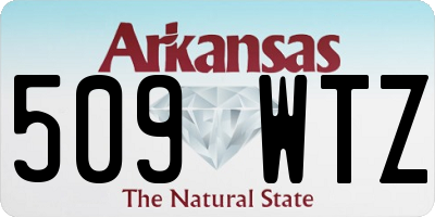 AR license plate 509WTZ