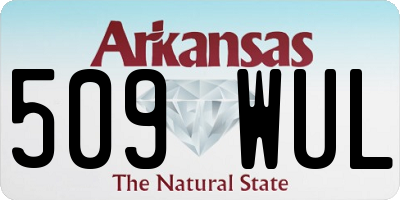 AR license plate 509WUL