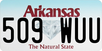 AR license plate 509WUU