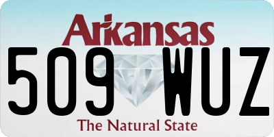 AR license plate 509WUZ