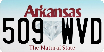 AR license plate 509WVD