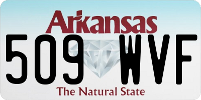 AR license plate 509WVF
