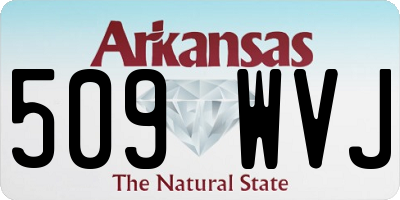 AR license plate 509WVJ