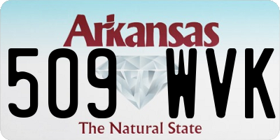 AR license plate 509WVK
