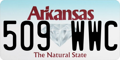 AR license plate 509WWC