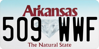 AR license plate 509WWF