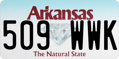 AR license plate 509WWK