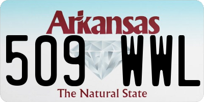 AR license plate 509WWL