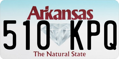 AR license plate 510KPQ