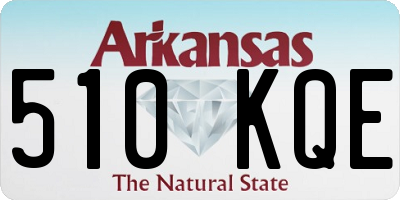 AR license plate 510KQE