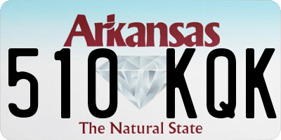 AR license plate 510KQK