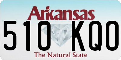 AR license plate 510KQO