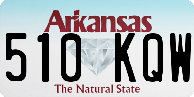 AR license plate 510KQW