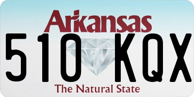 AR license plate 510KQX