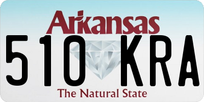 AR license plate 510KRA