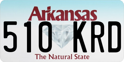 AR license plate 510KRD