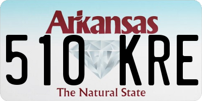 AR license plate 510KRE