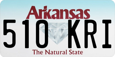 AR license plate 510KRI