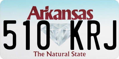 AR license plate 510KRJ