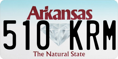 AR license plate 510KRM