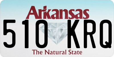AR license plate 510KRQ