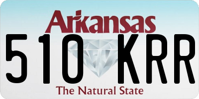 AR license plate 510KRR