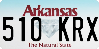 AR license plate 510KRX