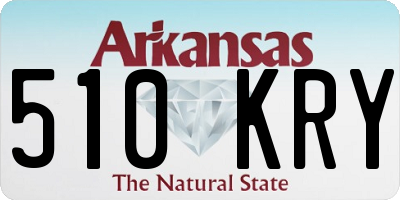 AR license plate 510KRY