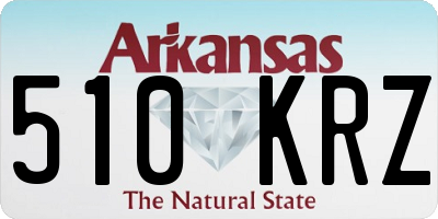 AR license plate 510KRZ