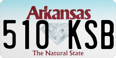 AR license plate 510KSB