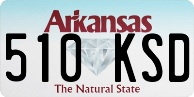 AR license plate 510KSD