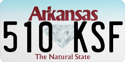 AR license plate 510KSF