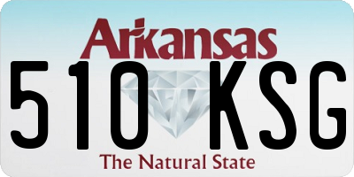 AR license plate 510KSG