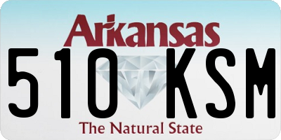 AR license plate 510KSM