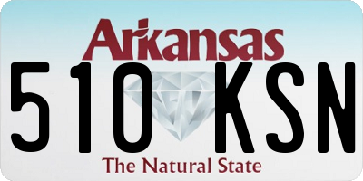 AR license plate 510KSN