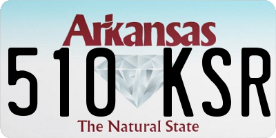 AR license plate 510KSR