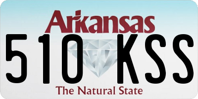 AR license plate 510KSS