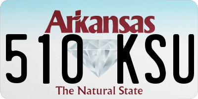AR license plate 510KSU